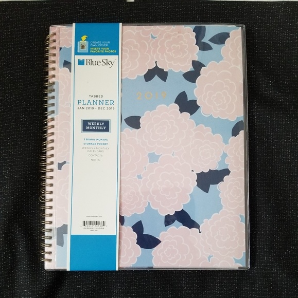 BlueSky Other - New 2019 weekly/monthly tabbed planner
